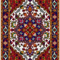 زیرپایی با دار قالی نقشه سنتی و عددی|فرش|قم, سراجه (۱۵ خرداد)|دیوار