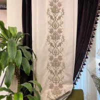 پرده سه لایه تور مخمل و ساتن