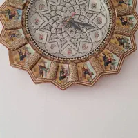 ساعت دیواری کار دست زیبا قلم زنی