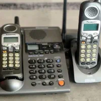 تلفن پاناسونیک بی سیم ۲ گوشی