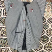 کت مجلسی کودکانه  کراوات سبز