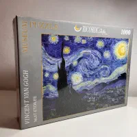 پازل ۱۰۰۰ تکه شب پر ستاره ونگوگ، نو و بازنشده