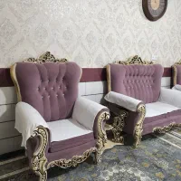 یک دست مبل۷نفره+سه تا میز عسلی|مبلمان خانگی و میز عسلی|اقبالیه, |دیوار