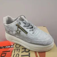 کفش کتونی پتینه زیپ دار زنانه