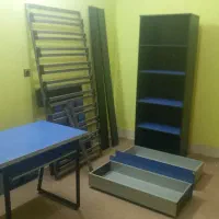 فروش ست تخت یک نفره، میز و دکور نوجوان