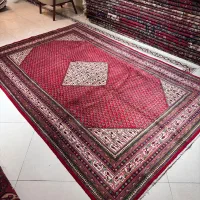 ۶متری دستباف اراک نقشه بته زمینه قرمز(لاکی)