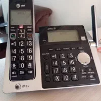 تلفن بی سیمAT&T سالم و کم کارکرد