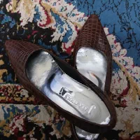 کفش پوست ماری قهوه ای سایز۳۹|کیف، کفش، کمربند|کرمان, |دیوار