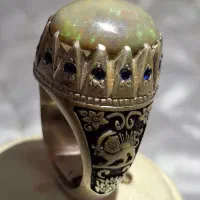 اوپال بی نظیر رکاب استاد ارباب قلم کاری شده