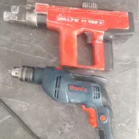 تفنگ گان میخکوب و دریل برقی