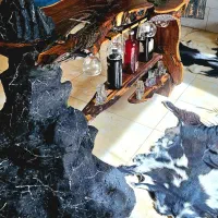 میز بار چوبی