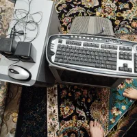 کامپیوتر قدیمی سالم و تمیز|رایانه رومیزی|اندیمشک, |دیوار