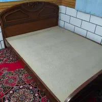 تخت خواب دونفره چوبی|تخت و سرویس خواب|اهواز, زرگان|دیوار