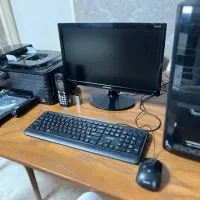 سیستم کامل کامپیوتر و چاپگر رنگی معاوضه