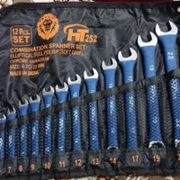 آچار یک سر رینگ یک سر تخت مدل HT252 مجموعه 12 عددی|ابزارآلات|کرج, کمال‌شهر|دیوار