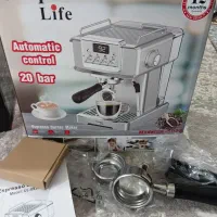 دستگاه قهوه نیمه صنعتی وآسیاب Hom