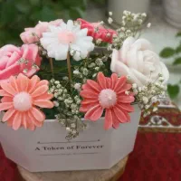 باکس شمع گل