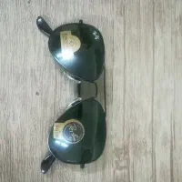 عینک ریبن خلبانی آفتابی دودی ساخت ایتالیا|زیورآلات و اکسسوری|اردکان, |دیوار