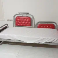 تخت یک نفره فلزی با خوشخواب|تخت و سرویس خواب|مشهد, الهیه|دیوار