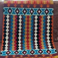 گلیم اکرولیک با بافت سفت ومحکم قیمت بسیار اقتصادی|گلیم، جاجیم، گبه|اردبیل, |دیوار