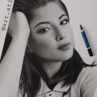 سیاهقلم طراحی چهره نقاشی چهره (هدیه خاص)تحویل۱روزه