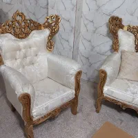 مبل کرم رنگ|مبلمان خانگی و میز عسلی|کوهدشت, |دیوار
