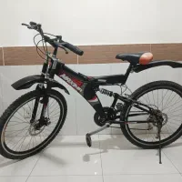 دوچرخه ۲۶ دوکمک دنده ای ترمز دیسکی