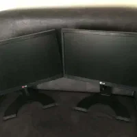 دو عدد مانیتور LG فوق‌العاده تمیز به همراه پایه|قطعات و لوازم جانبی رایانه|مشهد, فارغ التحصیلان|دیوار