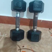 دمبل مدل  رکورد ۱۴۰۰  پنج کیلو گرمی