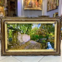 تابلوفرش دستباف کوچه باغ