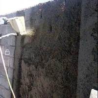 سیمان کاری با دستگاه بادی بدونه برق|خدمات پیشه و مهارت|همدان, |دیوار