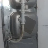 سینک دو لگن .|آب‌چکان و نظم‌دهنده ظروف|بندر ماهشهر, |دیوار