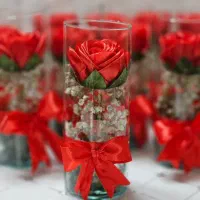 تخفیف ویژه گل های روبانی جاودان السا09