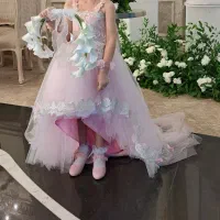 لباس مجلسی پینترستی دخترانه ۵تا۷ سال سایز میشه