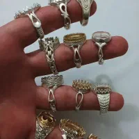 انواع انگشتر عقیق و شجر و فیروزه|جواهرات|رشت, سعدی (تختی)|دیوار