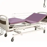 تخت سه شکن مکانیکی بیمار با قابلیت تنظیم ارتفاع