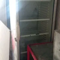 یخچال تک در بایه ویترین دو متری با استند