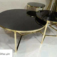 جلومبلی عسلی میز فلزی ضمانتدار شرکتی قیمت تولیدی|مبلمان خانگی و میز عسلی|مشکین‌دشت, |دیوار