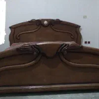 تختخواب دونفره+آینه قد بادرآور