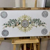 تابلو اینه طاووس چهارقل و انیکاد