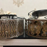 لوستر چوبی بدون استفاده