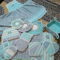 سرویس آشپزخانه عروس|سفره، حوله، دستمال آشپزخانه|اردبیل, |دیوار