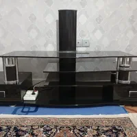 میز تلویزیون تمام شیشه