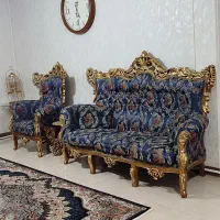 مبل هفت نفره همراه کنار مبلی|مبلمان خانگی و میز عسلی|نسیم‌شهر, |دیوار