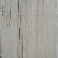 پرده مکرومه بافته شده
