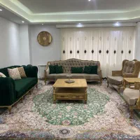 سرویس مبل فرانسوی همراه عسلی و جلو مبلی