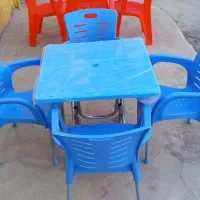 صندلی پلاستیکی طرح 6 خط پایه فلزی|صندلی و نیمکت|اهواز, ناحیه صنعتی کارون|دیوار