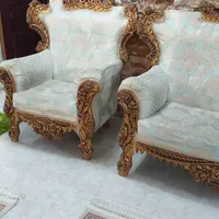 مبل سلطنتی ۷ نفره|مبلمان خانگی و میز عسلی|رشت, توشیبا|دیوار
