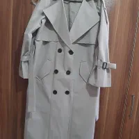 بارونی کتان زارا رنگ استخونی