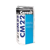 چسب پودری پرسلانی ویژه سرزیت cm22 سفیدکیسه ۲۰ کیلو
